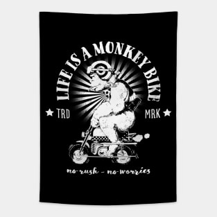 Monkey Bike Tapestry