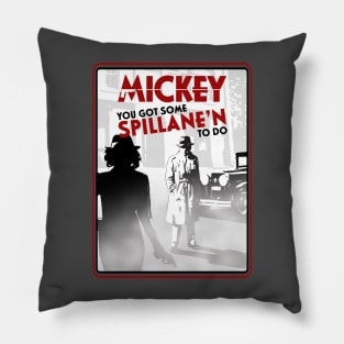 Mickey Spillane Pillow