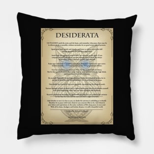 Desiderata Pillow