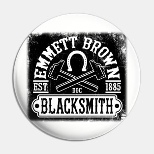 Emmett Brown Blacksmith (Reverse) Pin