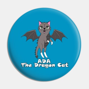 Ada The Dragon Cat Pin