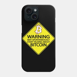 Spontaneously Bitcoin Phone Case