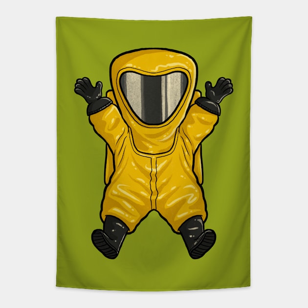 Chibi Hazmat Tapestry by JenniferSmith