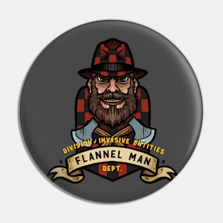 DIE "Flannel Man" Dept. Pin