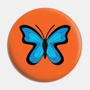 Blue Butterfly Pin