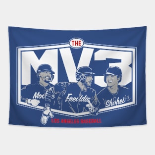 Shohei Ohtani Mookie Betts & Freddie Freeman The MV3 Tapestry