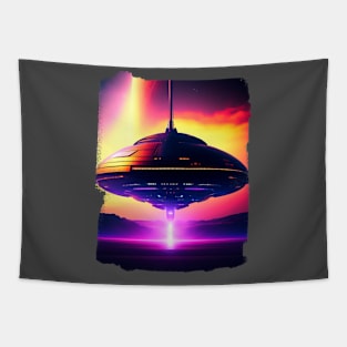 Ufo sighting from a military fighter plane United States Tapestry