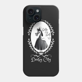 Derby City Collection: Belle of the Ball 7 (Black) Phone Case