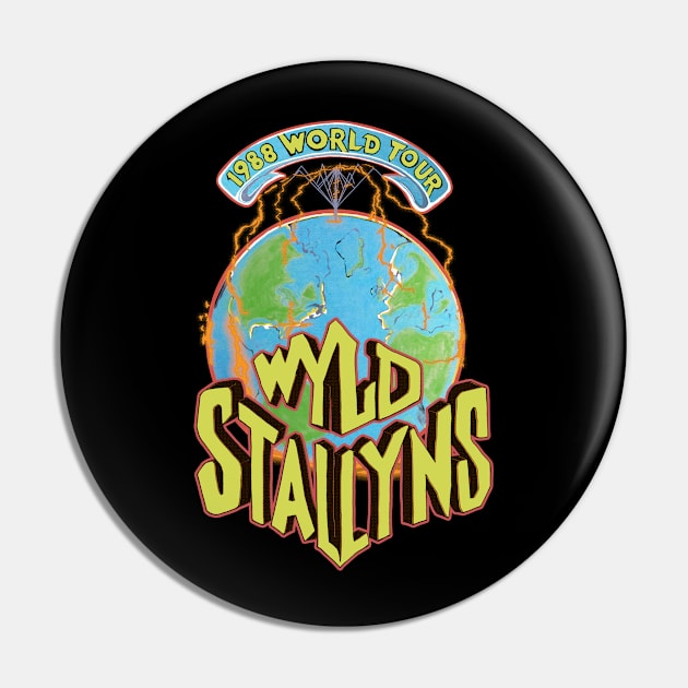 vintage Wyld Stallyns tour Pin by Haute Breakfast