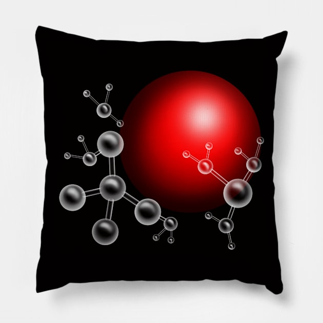 Molecular Jax Pillow by MissyCorey