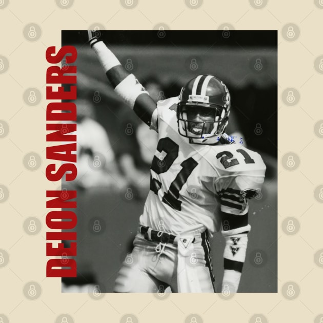 Deion Sanders // Deion Sanders Retro Aesthetic Fan Art // 80s by RocketRockers66