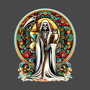 Santa Muerte Blanca - White Santa Muerte T-Shirt