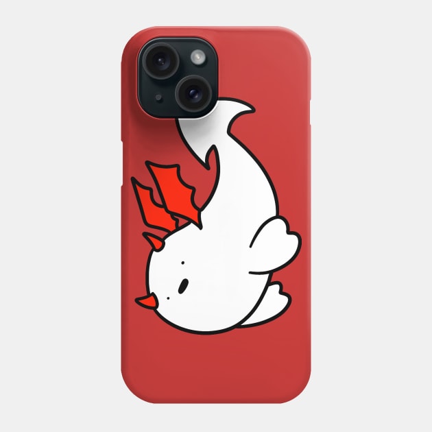 Red Devil Baby Harp Seal Phone Case by saradaboru