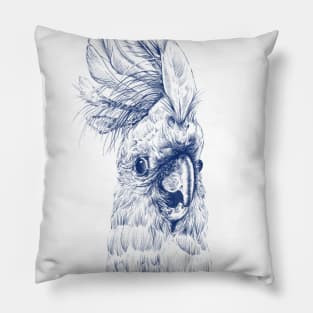 happy cockatoo Pillow