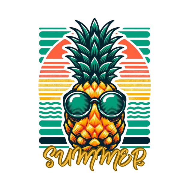 Pineapple Summer by mieeewoArt