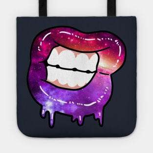 Drippy Space Lips Tote