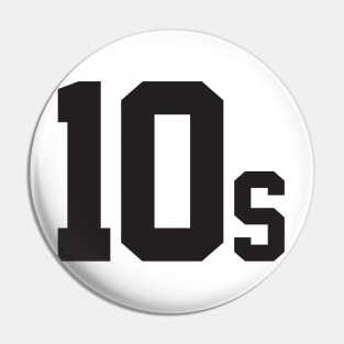 10s Tennis Player Logo by CoVA Tennis Pin