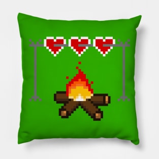 Roasting Some Hearts Pillow