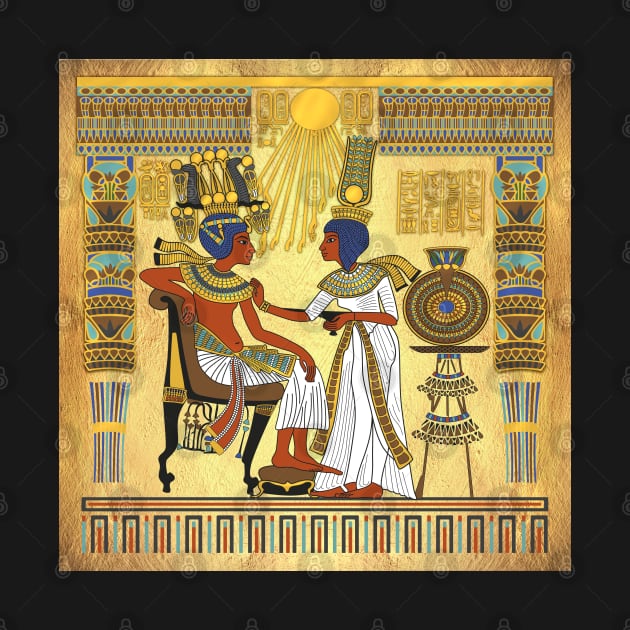 Throne of Tutankhamun by Tiro1Linea