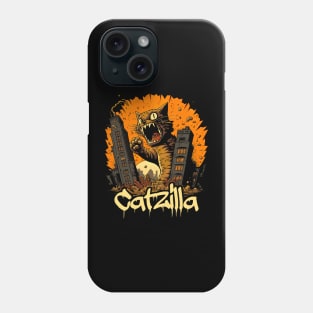 Kaiju Cat Monster - Catzilla Phone Case