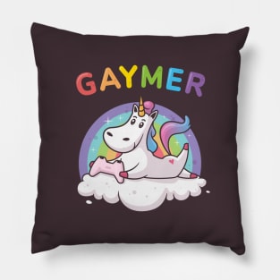Gaymer Unicorn Pillow