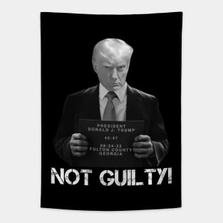 Trump Not Guilty Tapestry