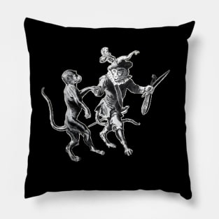 Dancing monkeys Pillow