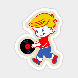 Vinyl Boy Magnet