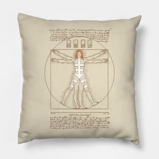 Vitruvian Leeloo Pillow
