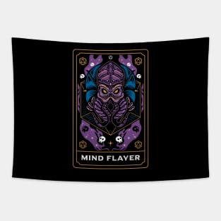 Mind Flayer Tarot Card Tapestry