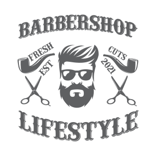 Barber Design Barbershop Fresh 70 T-Shirt