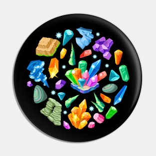 Stones Colorful Pin