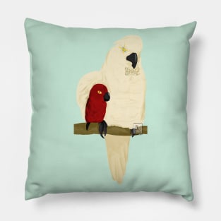 Protective Parrot Aziraphale Pillow