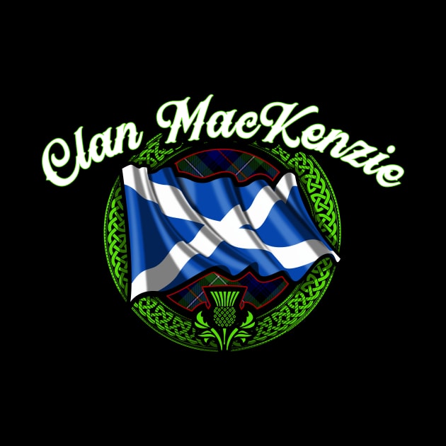 Scottish Flag Clan MacKenzie by Celtic Folk
