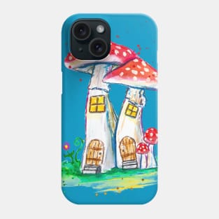 Mushroom House Phone Case