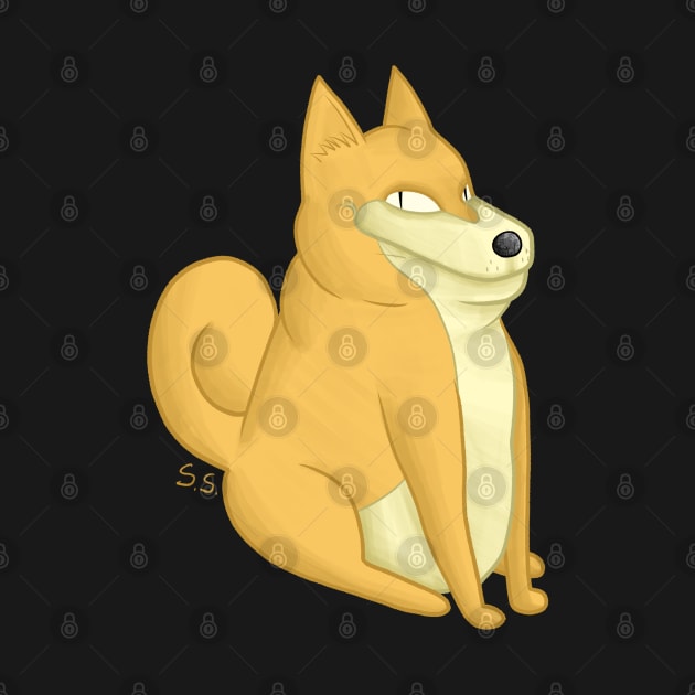 Sly Shibe Shiba Inu by The Cat that Draws