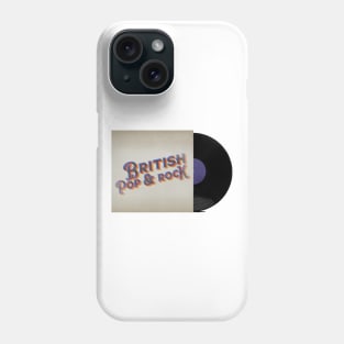 RETRO VINYL BRITISH POP ROCK Phone Case