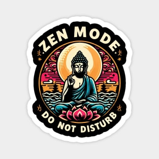 "Zen Mode: Do not Disturb" Stress Relief Magnet