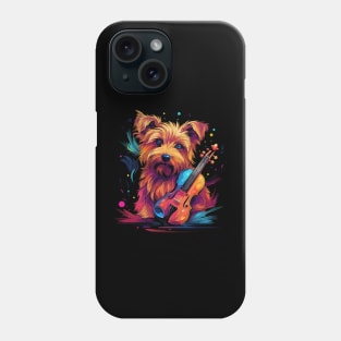 Australian Terrier Playing Violin Phone Case