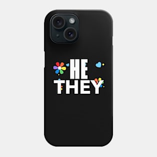 He/They pronouns Phone Case