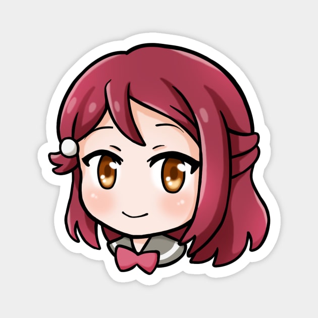 Aqours chibi - Riko Magnet by koomalaama