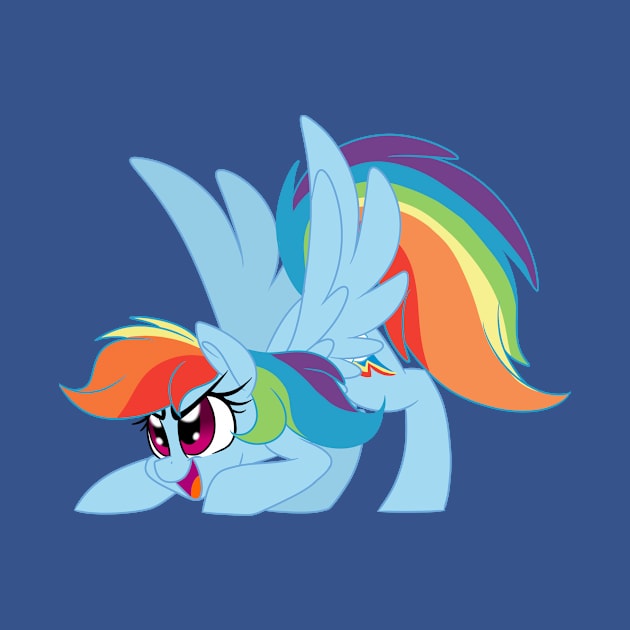 Rainbow Ready for Action by Jenneigh