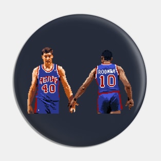 Laimbeer Rodman Pixel Teammates Pin