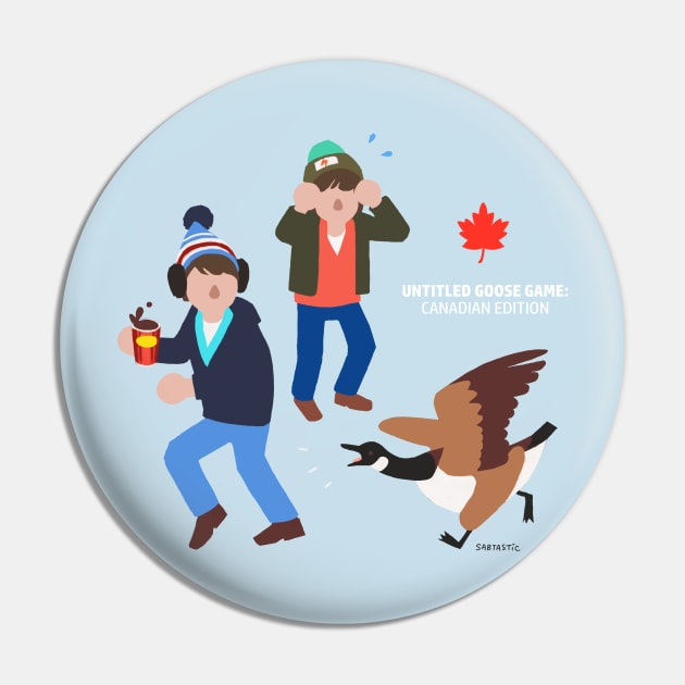 Bob n Doug vs Canada Goose Pin by Sabtastic