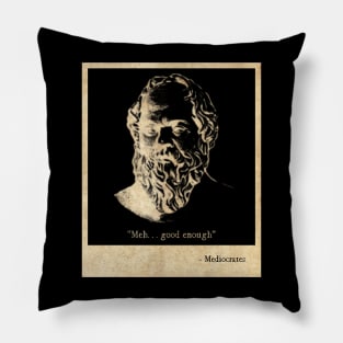 Mediocrates Retro Style Pillow