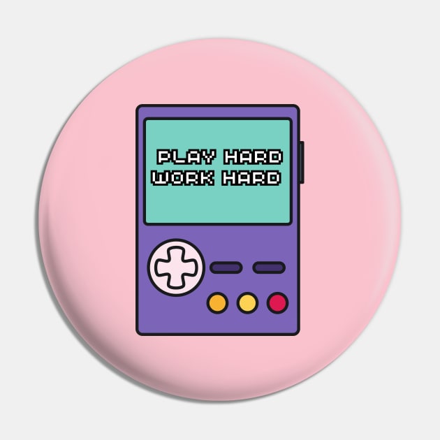 Play Hard Work Hard Pin by adrianasalinar