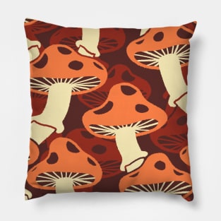 Double Mushroom Pattern 1 Pillow