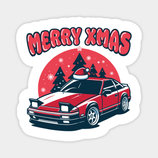 RED 180SX MERRY CHRISTMAS EDITION Magnet