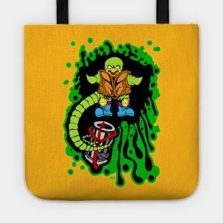 Angry Snapping Turtle Ooze Man Tote