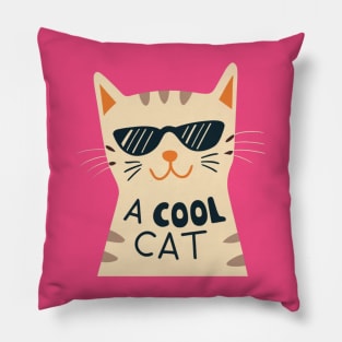 Cool cat Pillow